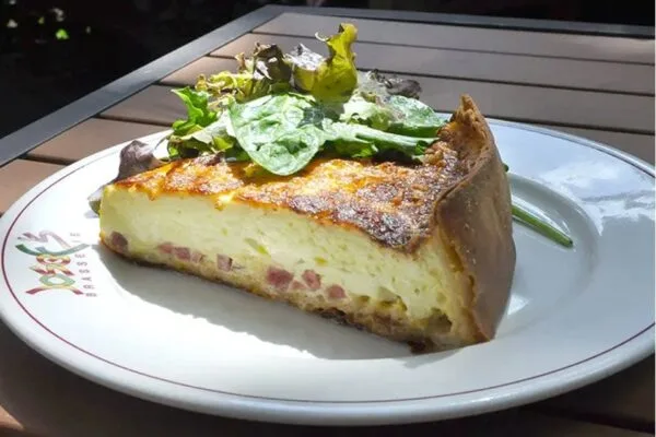 Bistro-style savory tart